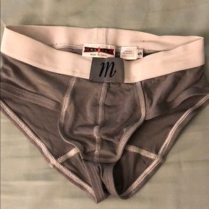 Mansilk gray brief